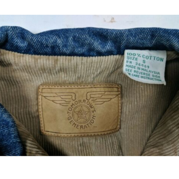 Tomorrow's Generation Jean Jacket Sz Small - Picture 6 of 8